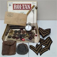Lot of Vintage Military & Misc Collectibles