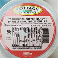 Traditional Cotton Candy, Blue, 65g x6