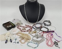 Costume & Pearl Jewelry incl Florenza Rhinestone