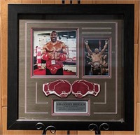 Signed Shannon Briggs Boxing Display