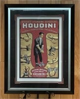 Framed Harry Houdini Entertainment Print