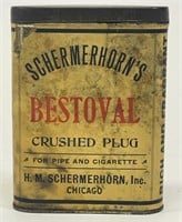 Schermerhorn's Bestoval Tobacco Pocket Tin