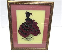 Victorian Silhouette in Frame