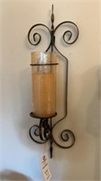 PAIR OF WALL SCONCE CANDLE HOLDERS