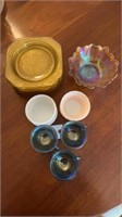 LOT OF COLLECTABLE GLASS DISHES