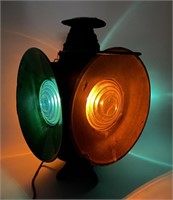 Electrified Dressel Railroad 4 Way Signal Lantern