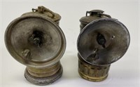 Premier British & Guy's Dropper Brass Miners Lamps