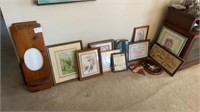 17 PIECES OF ART & WALL DECOR