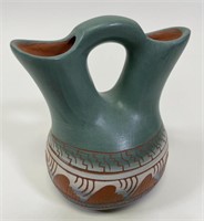 Tony Yazzie Hand Made Navajo Wedding Vase