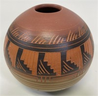 Tony Yazzie Hand Made Navajo Pottery Bud Vase
