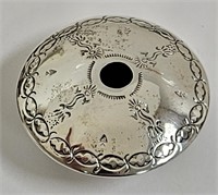 Larger Don Platero Sterling Silver Navajo Seed Pot