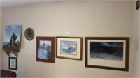 7 PIECES OF ART & WALL DECOR NAUTICAL THEMED