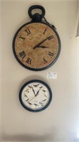 2 WALL CLOCKS