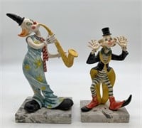 Two Italian Clown Figures