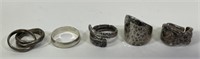 Lot of Sterling Rings