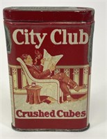 City Club Crushed Cubes Tobacco Pocket Tin