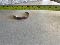 Sterling silver Navajo bracelet