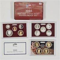 2010-S U.S. 14-Coin Silver Proof Set OGP