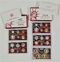 2008 & 2008 U.S. Mint Silver Proof Sets OGP