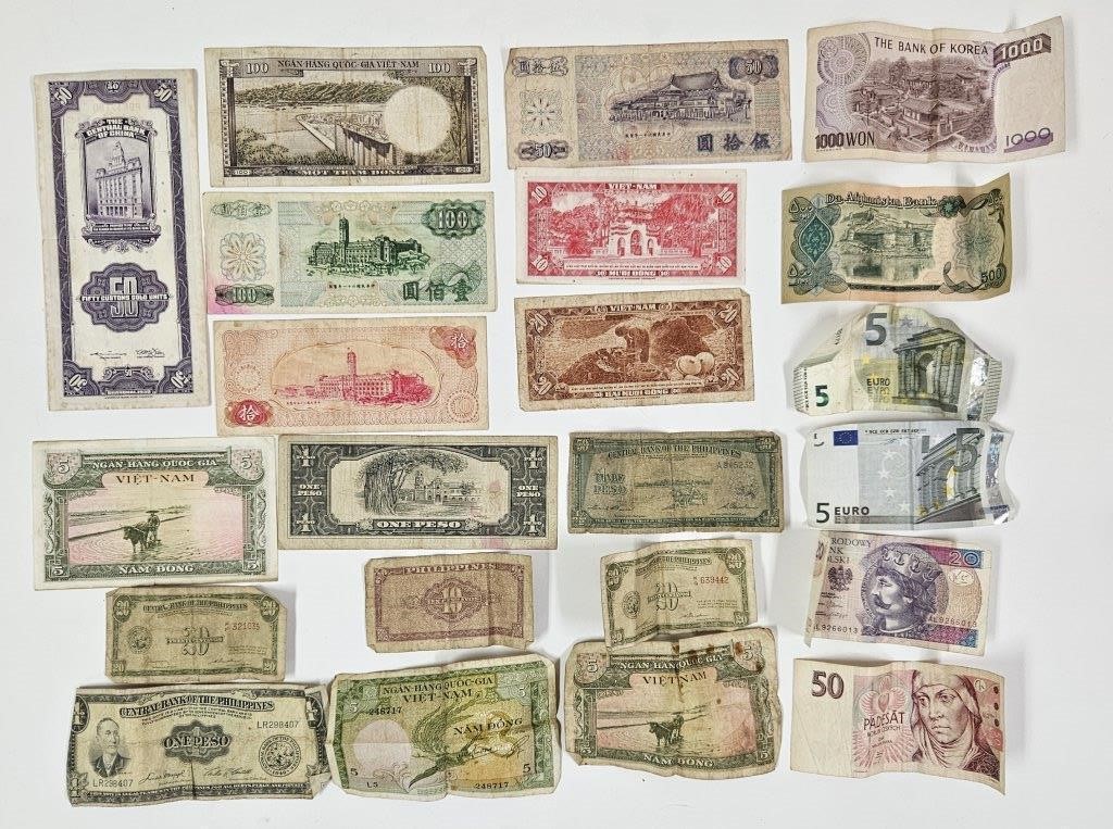 Foreign Currency Lot Most SE Asia & China