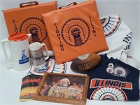 Vintage Chief Illini Memorabilia Lot