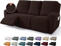 JIVINER Newest Design 8-Piece Recliner Sofa Cover