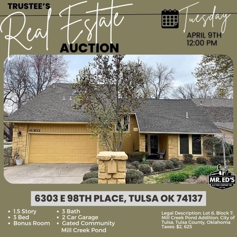 Trustee's Real Estate Auction-Tulsa