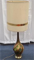1970s Vintage Lamp and Shade