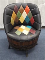 MCM Whiskey Barrel Chair by Brothers Furniture