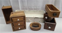 Wooden Card Drawers & Displays