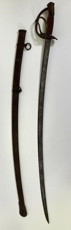 U.S. Cavalry Sabre with Scabbard - Civil War Era