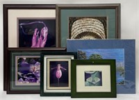 6 Framed or Matted Nature Artworks