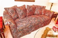 Floral Design Couch - 77" Long x 36" Deep