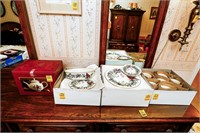 (4) Boxes of Lenox Glassware Including Cups,