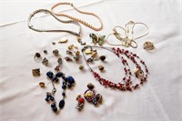 Flat of Ladies Necklaces and Earrings