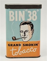 Vintage Bin 38 Grand Smokin' Tobacco Tin