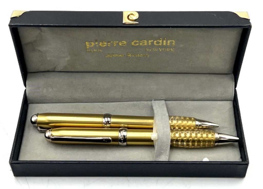 Pierre Cardin Paris New York 2pc Gold Tone in Box