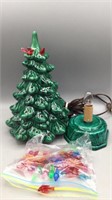 Small Hand Made Ceramic Christmas Tree With
