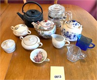 Vintage Teapots, Creamers, Sugar Bowls