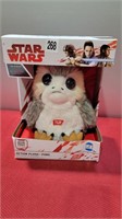 Nib star wars talking plush porg