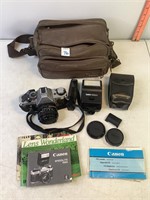 Canon Camera, Accessories & Bag