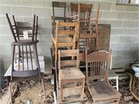 Large Lot of Chairs and Misc.