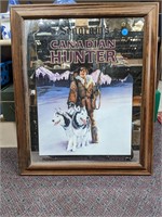 VTG Seagram's Canadian Hunter Mirrored Bar Sign