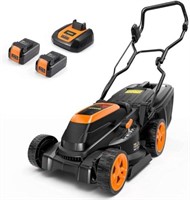 TECCPO 40V 15'' Cordless Lawn Mower  Brushless Law