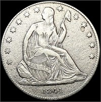 1841-O Seated Liberty Half Dollar NEARLY