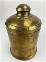 Brass Tobacco Canister w/Lid