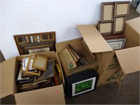 Over 70 picture frames - various sizes