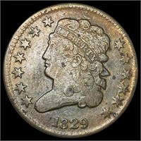 1829 Classic Head Half Cent LIGHTLY CIRCULATED