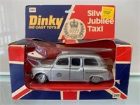 Dinky 241 Silver London Jubilee Taxi - 1977