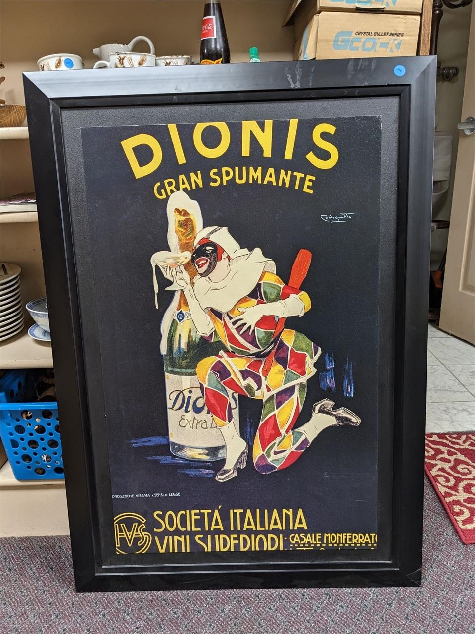 Dionis Gran Spumante Framed Poster 28.5 x 40